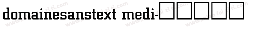 domainesanstext medi字体转换